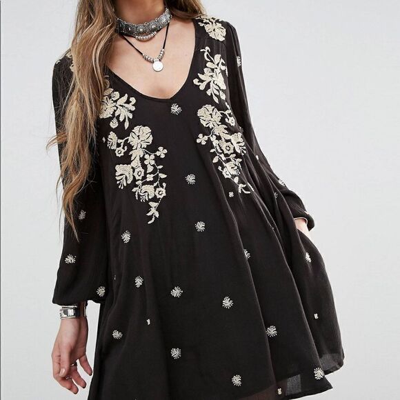 Free People | Revolve Sweet Tennessee Embroidered Mini Dress | S - Picture 3 of 9